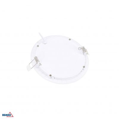 BEMKO DOWNLIGHT LED BOLED   9W 4000K   540LM IP20 OKRĄGŁY BIAŁY C70-DLB-R-090-4K (C70-DLB-R-090-4K)